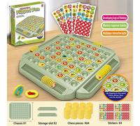 TEMU Juego de mesa educativo para niños con memoria de frutas - Rompecabezas con frutas coloridas, para 2-4 jugadores, coordinación ojo- y concentración