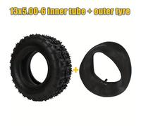 TEMU Juego de neumático y cámara de aire 13X5.00-6, válvula , para piezas y accesorios de cuatriciclos Razor Dirt Scooter 13*5.00-6, uso exclusivamente todoterreno