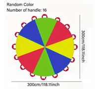 TEMU Juego de Paracaídas para Familias, Escuelas Corporativos - Ideal para Actividades de Team Building, Fiestas al , Halloween, Navidad, Año , San Valentín de