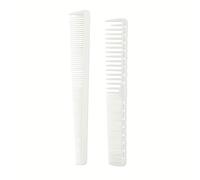 TEMU Juego de Peines para Corte de Peluquería Unisex, Tijeras de Peluquería y Cepillo Estilizador con Dientes Gruesos y - Conjunto Profesional para Peluqueros