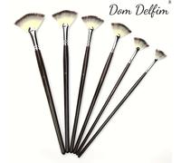 TEMU Juego de Pinceles Profesional - 6 Piezas de Cepillos de Nylon para Acuarela y Acrílico - Grado Artístico