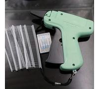 TEMU Juego de pistola para etiquetas en ropa, kit aplicador estándar con 5 agujas y 1000 etiquetas, ideal para tiendas, almacenes y distribuidores