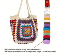 TEMU Juego de punto para principiantes con bolso de - Tutorial de video , cuentas y hilo , para manualidades DIY, proyectos de todas , accesorios de punto | | Tela de poliéster