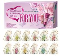 TEMU Juego de Regalo 30 Unidades/ para Manos y Labial con 12 Aromas para Invitados en , Bolsitas de Amor y Tarjetas de Agradecimiento - Detalles Corporativos para Fiestas