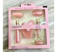 TEMU Juego de Rodillo de , Masajeador Facial de y Herramienta Gua Sha para el Cuerpo, Palo de Belleza Facial de Jade Artificial de , Masajeador Manual