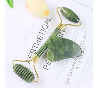 TEMU Juego de Rodillo y Guasha de Piedra - Herramienta de Masaje Facial y Corporal para Arrugas, Dispositivo de Cuidado de la Piel, Regalo de , Regalo de Navidad