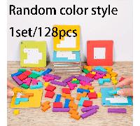 TEMU Juego de Rompecabezas Interactivo de Montaje Rápido - Juguete Educativo STEM para Adolescentes, de Madera, Multicolor, Regalo Ideal de o Navidad