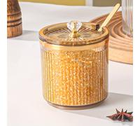 TEMU Juego de Tarros de Condimentos de Calidad Europeo, Tarros para MSG, Sal, y Especias con un Tarro y una Cuchara