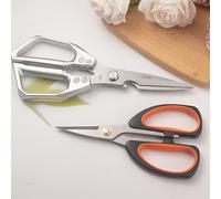 TEMU Juego de tijeras de acero inoxidable de 1 o 2 piezas | Prácticas y duraderas con hojas de 6 pulgadas