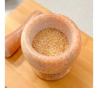 TEMU Juego de y Premium - Cuenco Artesanal de Piedra para Especias, Hierbas, Ajo y Frutas. Base Antideslizante, Diseño Tradicional. Ideal para Polvo/Pasta. Herramienta de Cocina