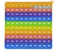 TEMU Juego Educativo de Matemáticas para Niños Preescolares: Figuras Numéricas 1-100, Juguetes Manipulativos para Aprender a y (17.5 cm/6.9 pulgadas)