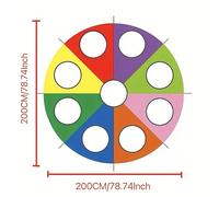 TEMU Juego Interactivo de Equipo Pop-Up Palos Inflables + 1 Sombrilla - Ideal para Actividades de Team Building, Reuniones Familiares Corporativos en Halloween, Navidad y Fiestas