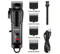 TEMU Juego Profesional de Cortapelos y Recortadora - Máquina de Afeitar con Fóil para Hombres, Kit de Corte de Pelo Inalámbrico para