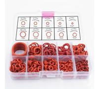 TEMU Juego surtido de 351 piezas de juntas tóricas de goma, resistentes al aceite y al , para automoción, tuberías de agua y grifos, 10 tamaños diferentes de anillos de junta