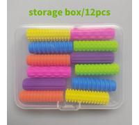 TEMU Juguete de fidget sensorial de silicona, estuche de bolígrafo sensorial, bolígrafo de agarre relajante, bolígrafo de lápiz