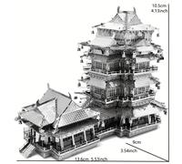 TEMU Juguete Educativo de Montaje Metálico DIY - 3D de Creativa para Decoración del Hogar, Regalo de Navidad y Halloween