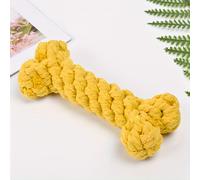 TEMU Juguete para Mascotas de Diseño Hueso en Colores Rosa/ o Aleatorio, Duradero y Tejido a con Nudo Trenzado Divertido - Juguete para el Cuidado Bucal del Perro