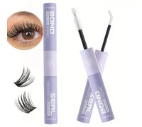 TEMU Kéj : Pegamento Impermeable de Fuerte Sujeción para Pestañas DIY - Adhesivo y Sellador, Herramienta Reutilizable para Maquillaje Ideal para Principiantes