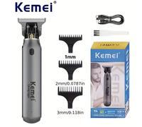 TEMU Kemei KM-1757 Cortadora de Pelo Profesional, Tijeras para Tallar, Afeitadora Eléctrica para Barbería, Aceite Capilar Especializado, Recortadora de Pelo Eléctrica.