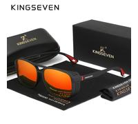 TEMU KINGSEVEN Gafas de sol envolventes y elegantes, con lentes prémium y un diseño , único y , unisex, adecuadas para uso casual, de negocios, fiestas, vacaciones y otras ocasiones