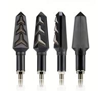 TEMU Kinstecks Juego de 4 luces de de giro para motocicleta con indicadores , con 12V bombillas