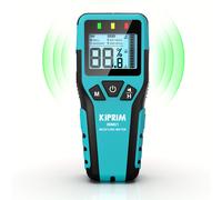 TEMU Kiprim Medidor de Humedad Inductivo para Madera, Higrómetro No , Detector de Paredes Húmedas, Probador de Humedad No Destructivo sin Agujas