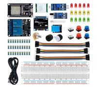 TEMU Kit Básico de LAFVIN para Placa de Desarrollo ESP32 ESP-32S WIFI IOT para Programación y Aprendizaje de Proyectos con Tutorial