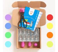 TEMU Kit básico La Croquetera + Pack Utensilio multiusos color aleatorio - 4 moldes intercambiables para + Pack 10 Bandejas conservación + librito c