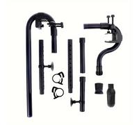 TEMU Kit Completo de Barra de Riego para Acuarios - Material ABS Duradero, Tubos de Entrada y , Accesorios Externos para de Agua y , Accesorio para Peces