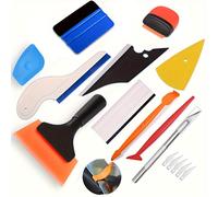 TEMU Kit Completo de Herramientas para Vinilo y Tintado de Ventanas con Escurridor, Cúter - Ideal para Envoltura de Autos e Instalación de Papel Tapiz