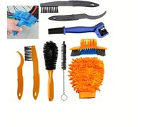 TEMU Kit Completo de Limpieza para Bicicleta: Lubricante Pesado, Cepillos Grandes/Pequeños y Herramientas Para Platos/Cambios - Accesorios Mountain & Road (/Azul)