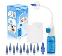 TEMU Kit Completo para la Eliminación del Cera de Oídos, Manual de Irrigación de Oídos, Set de Limpieza de Oídos para Adultos, Todas las Herramientas de Limpieza Necesarias