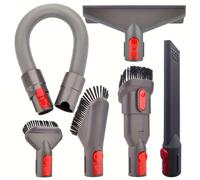 TEMU Kit de 6 accesorios para Dyson V15 V12 V11 V10 V7 V8 Detect Cyclone Fluffy Mattress, paquete para aspiradora de colchones y objetos grandes, herramientas de repuesto para cepillos