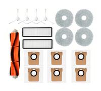 TEMU Kit de Accesorios de 17 Piezas para Robot Aspiradores Xiaomi X10+ & X20+ - Cepillo Rodante, Cepillo Lateral, Filtro, Almohadillas para Mopa & Bolsas de Polvo
