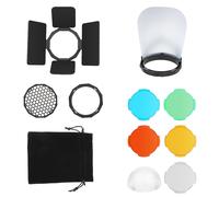 TEMU Kit de accesorios magnéticos TRIOPO para V1/V1Pro//Ad100/Ad100Pro/Ak-R1/H200R , con cabeza redonda, para TRIOPO R1/F1-200, Neewer Z1/Z2, difusor de , panel difusor, y rejilla de abeja.