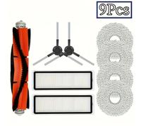 TEMU Kit de accesorios para aspiradora robot Xiaomi S20+, S10 Plus - cepillo principal, cepillo lateral, filtro y almohadillas de fregona para una limpieza .