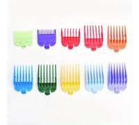 TEMU Kit de Accesorios para Cortapelos 4pcs/8pcs/10pcs - Guías de Peine Coloridas y Vibrantes, Limitadores Ajustables, Compatibilidad Universal, Juego Completo para en Casa