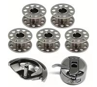 TEMU Kit de Accesorios para Máquina de Coser de 7 Piezas: de Metal Duraderas, Gancho de & de Bobina - Compatible con ADLER, Brother, , Kenmore y Más - para Máquinas de Coser Domésticas de