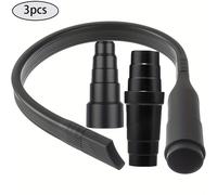 TEMU Kit de Adaptador Reductor para Manguera de Aspiradora Universal de 3 Piezas, Herramienta Flexíble de 25 Pulgadas para los Accesorios de 1-1/4 o 1-3/8 (32mm - ) con Interfaz de Boquilla
