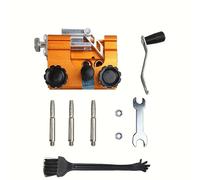 TEMU Kit de afilado de motosierra eléctrica portátil, un juego de herramientas de afilado de hojas de motosierra con fuente de alimentación manual, adecuado para rectificado en