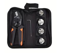 TEMU Kit de Alicates de Crimpado de Mandíbula Rápida SN-58B - Herramienta Versátil para Terminales de Tab, Tubo y Fotovoltaicos, Construcción Metálica, para Mejoras del Hogar