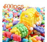 TEMU Kit de Artesanía con de de 500 piezas, Conjunto para Construcción y de Modelos, Suministros , Material de Espuma para Proyectos DIY y Decoraciones