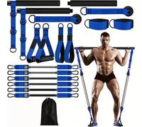TEMU Kit de Bandas de Resistencia Multifuncional para Hombres - Barra de Dominadas, Piernas, Cadera, Espalda, Brazos, Abdominales y Pecho, Equipo Portátil de Entrenamiento Completo para el Hogar