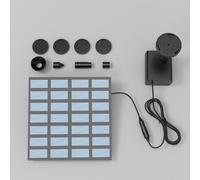 TEMU Kit de Bomba Solar Mini para Exteriores 1.5W, Impermeable IPX8, Sin Necesidad Eléctrica - Ideal Para Piscinas De Pez Jardines y Baños Aves Cabezales Rociadores