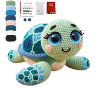 TEMU Kit de bricolaje de para principiantes, tutorial de texto , manualidades de todas , animal de tela amigurumi, decoración , ideal para regalos de y Día de San Valentín