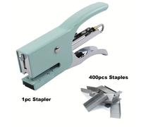 TEMU Kit de , capacidad para 15 hojas, verde, encuadernación manual de escritorio con grapas para oficina, hogar o viajes