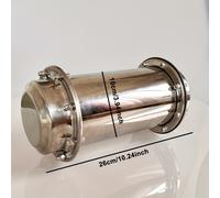 TEMU Kit de Cápsula del en Acero Inoxidable 304 | Bóxer Hermético a Prueba para Cartas Regalo Enterrar y Presente Graduación Aniversario Recuerdo Halloween Navidad