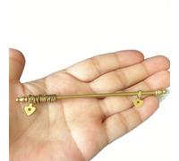 TEMU Kit de Casa de Muñecas en Miniatura con Accesorios Hechos a , Incluyendo un Barra de Cortina Dorada para Decorar tu .