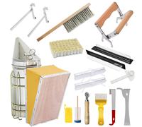 TEMU Kit de Completo de Apicultura de 16 Piezas con Ahumador, Herramientas de y Accesorios - para Principiantes