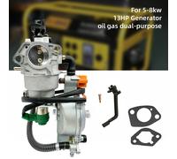 TEMU Kit de conversión de carburador de combustible dual LPG NG para motor GX390 188/190F, 13hp 5-8KW generador de - Kit de carburador con junta
